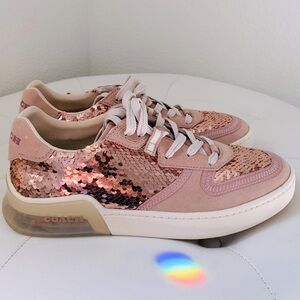 Coach Citysole Sequin Court in Pink